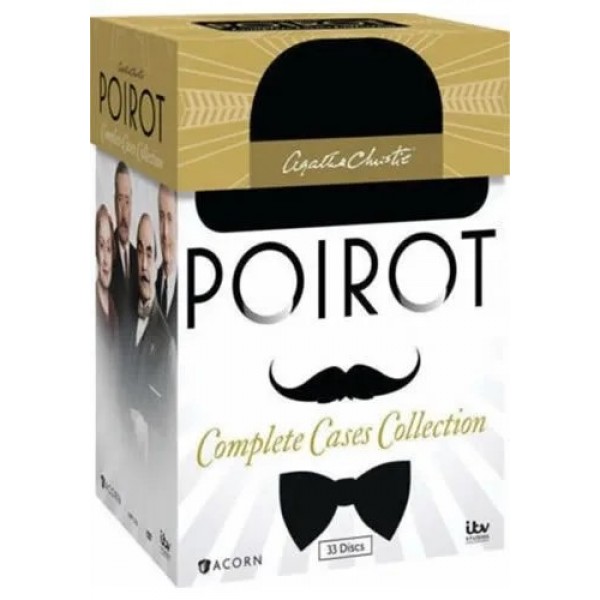 Agatha Christie’s Poirot: Complete Cases Collection on DVD Box Set
