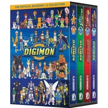 Digimon Seasons 1-4 Kids DVD Box Set