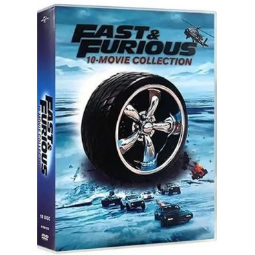 Fast & Furious 10-Movie Collection on DVD Box Set