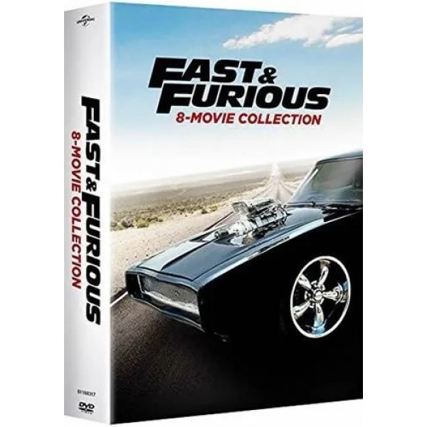 Fast & Furious 8-Movie Collection on DVD Box Set