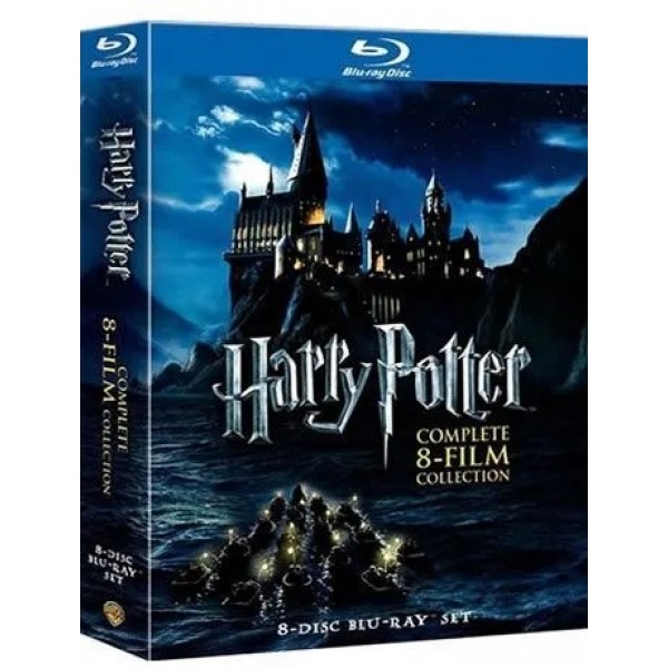 Harry Potter: Complete 8-Film Collection Blu-ray Region Free DVD Box Set