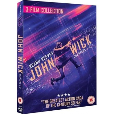 John Wick 1-3 Complete Collection on DVD Box Set