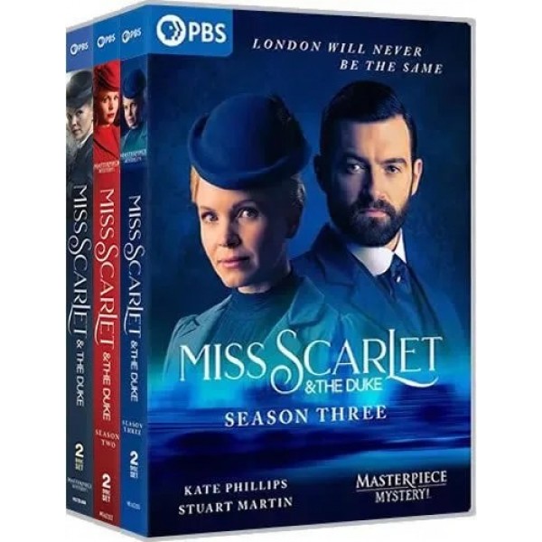 Miss Scarlet & the Duke Seasons 1-3 DVD Box Set