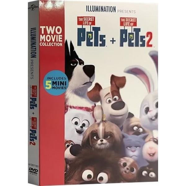 The Secret Life of Pets 2-Movie Collection DVD Box Set